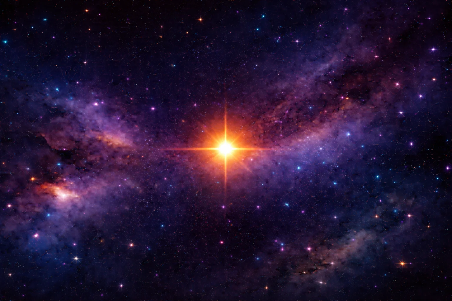 Conjunction (☌ 0°) - neutral astrological aspect