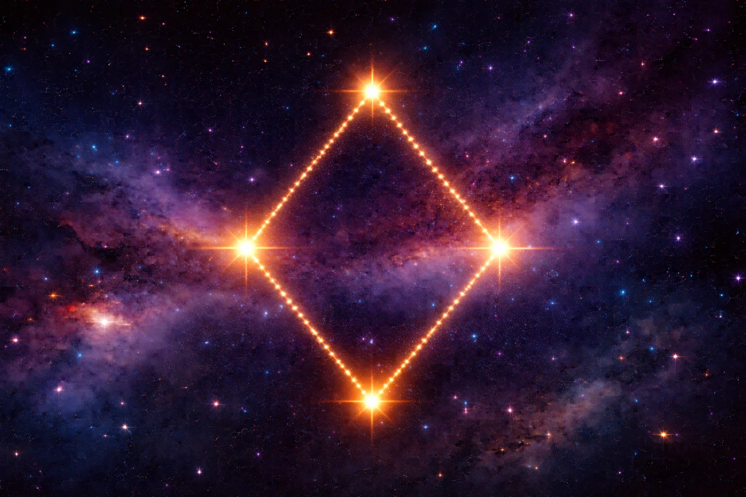 Sextile (⚹ 60°) - harmonious astrological aspect