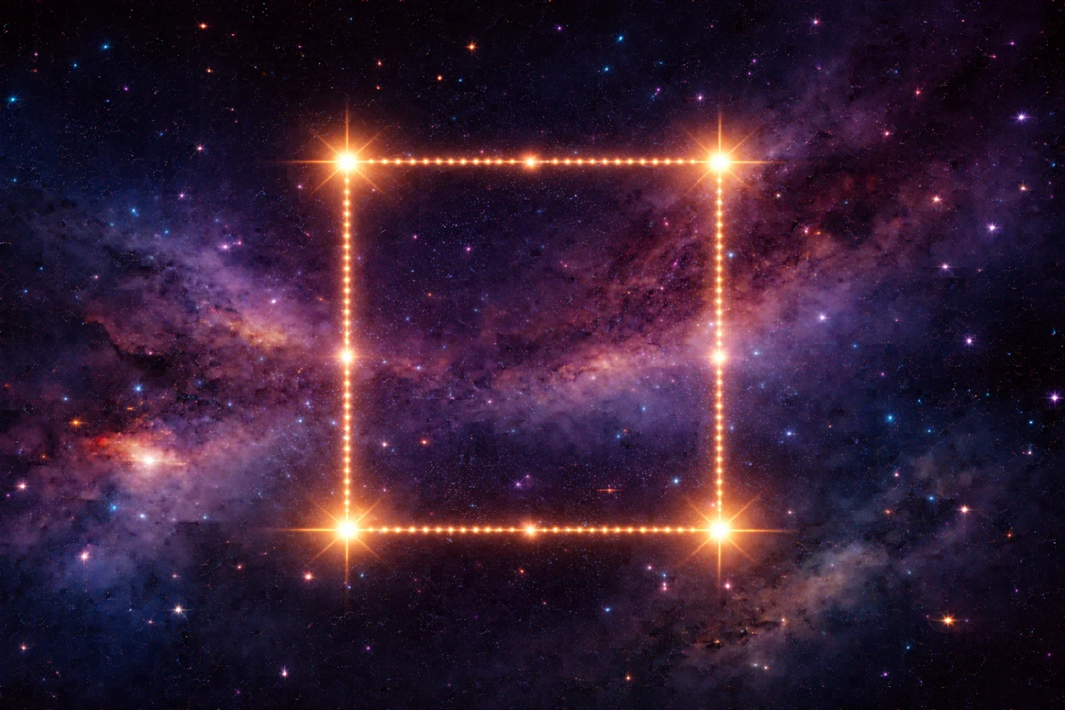 Quadrat (□ 90°) - dynamic astrological aspect