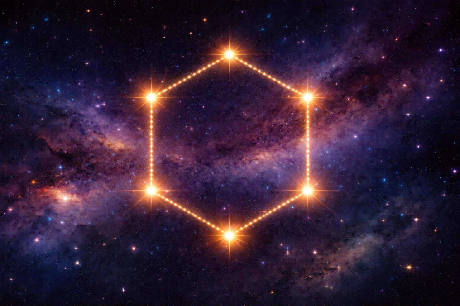 Trigon (△ 120°) - harmonious astrological aspect