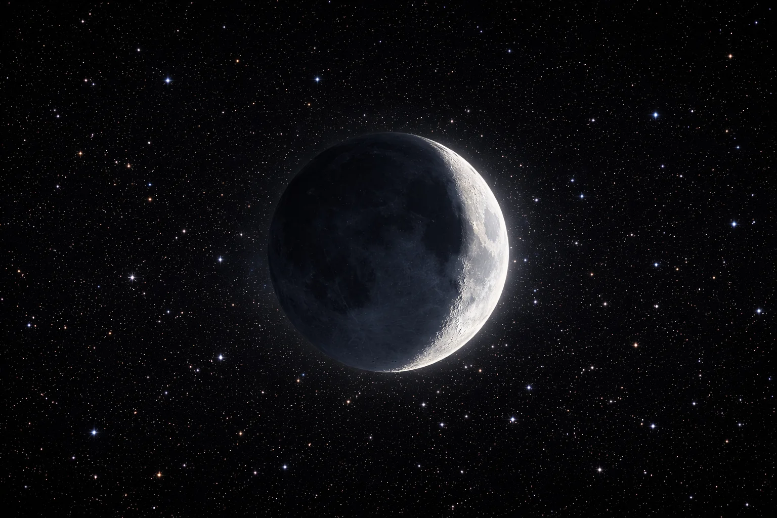 Wassende Sikkel (🌒) - Wassend lunar phase