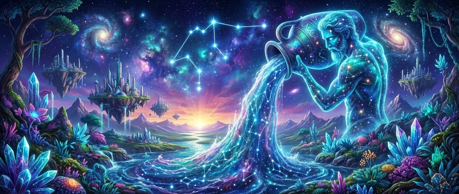 Wassermann zodiac sign (♒) - Wie du INNOVIERST — deine Vision für die Zukunft, deine Beziehung zum Kollektiv und wo du mit Traditionen brichst.