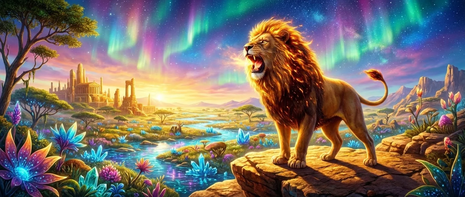 Leo zodiac sign (♌) - How you SHINE — your creative self-expression, what makes you feel alive, and how you lead from the heart.